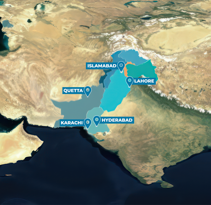 Map for About Us Page